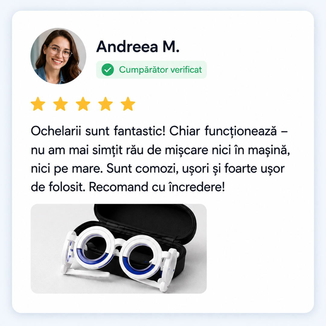 Ochelari Anti-Rau de Miscare