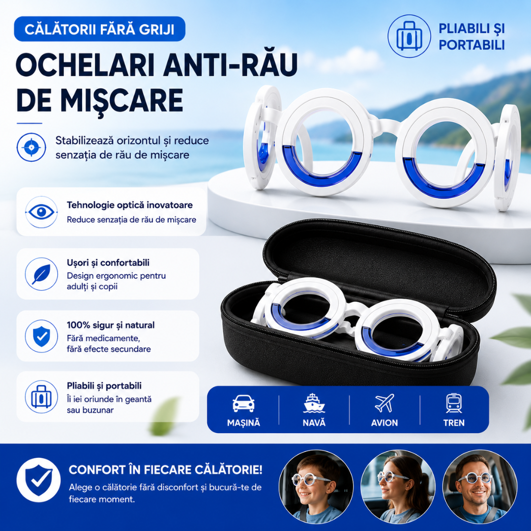 Ochelari Anti-Rau de Miscare