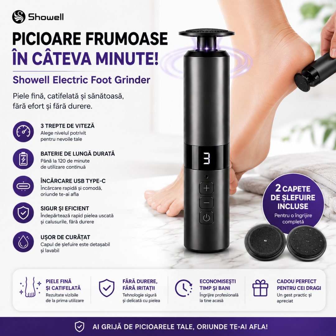 Pilă Electrică pentru Călcâie