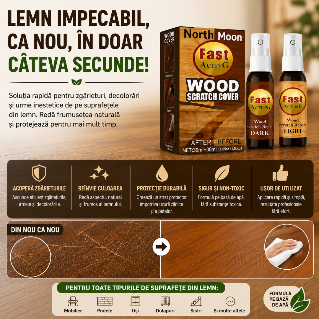 Spray pentru Zgârieturi Lemn