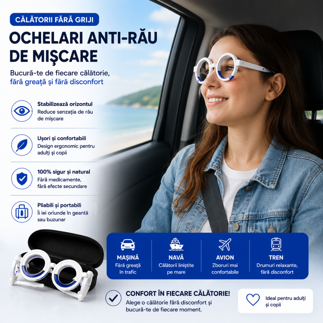 Ochelari Anti-Rau de Miscare