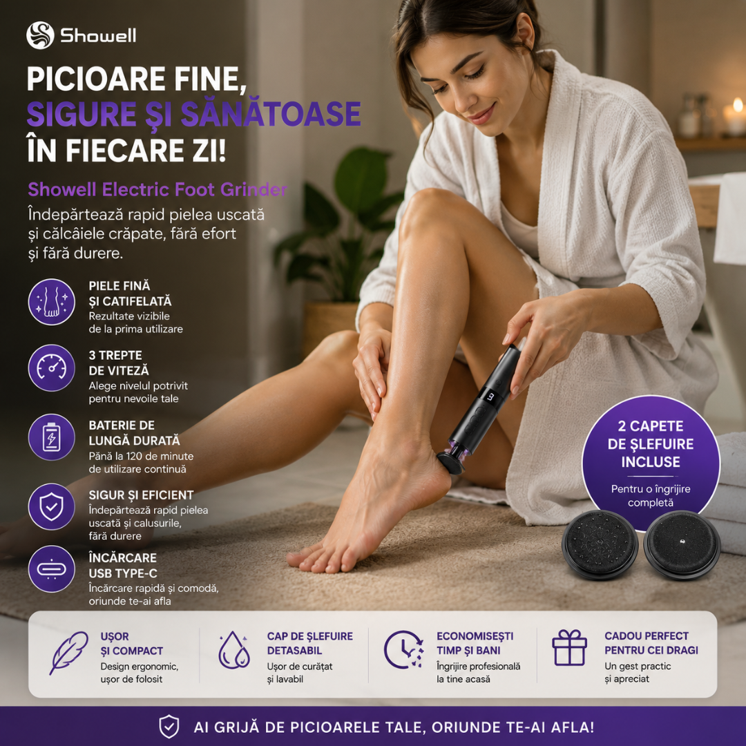 Pilă Electrică pentru Călcâie
