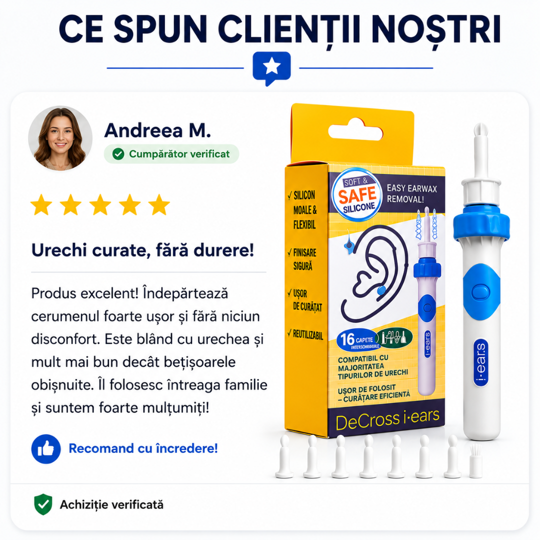 Dispozitiv pentru Curățarea Urechilor