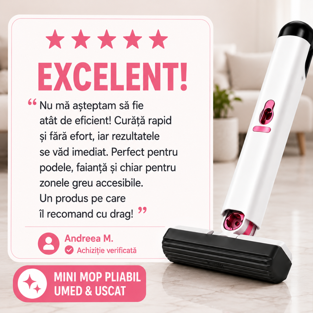 Mini Mop Pliabil Umed si Uscat
