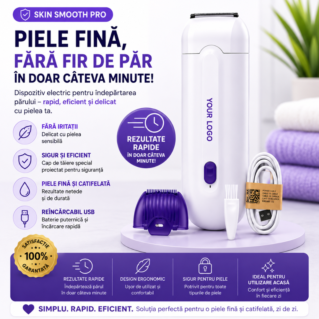 Trimmer Electric pentru o Piele Fina si fara Iritatii