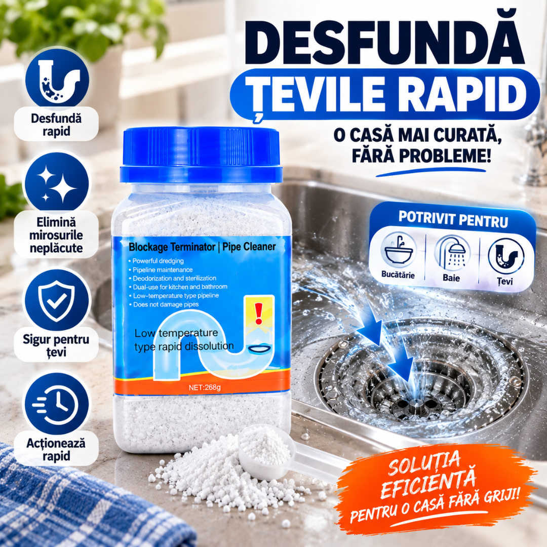 Solutie pentru Desfundarea Tevilor