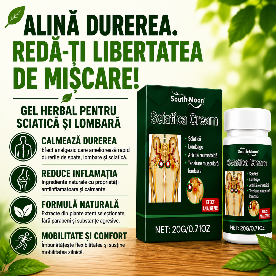 Crema pentru Durerile de Sciatica si Lombara