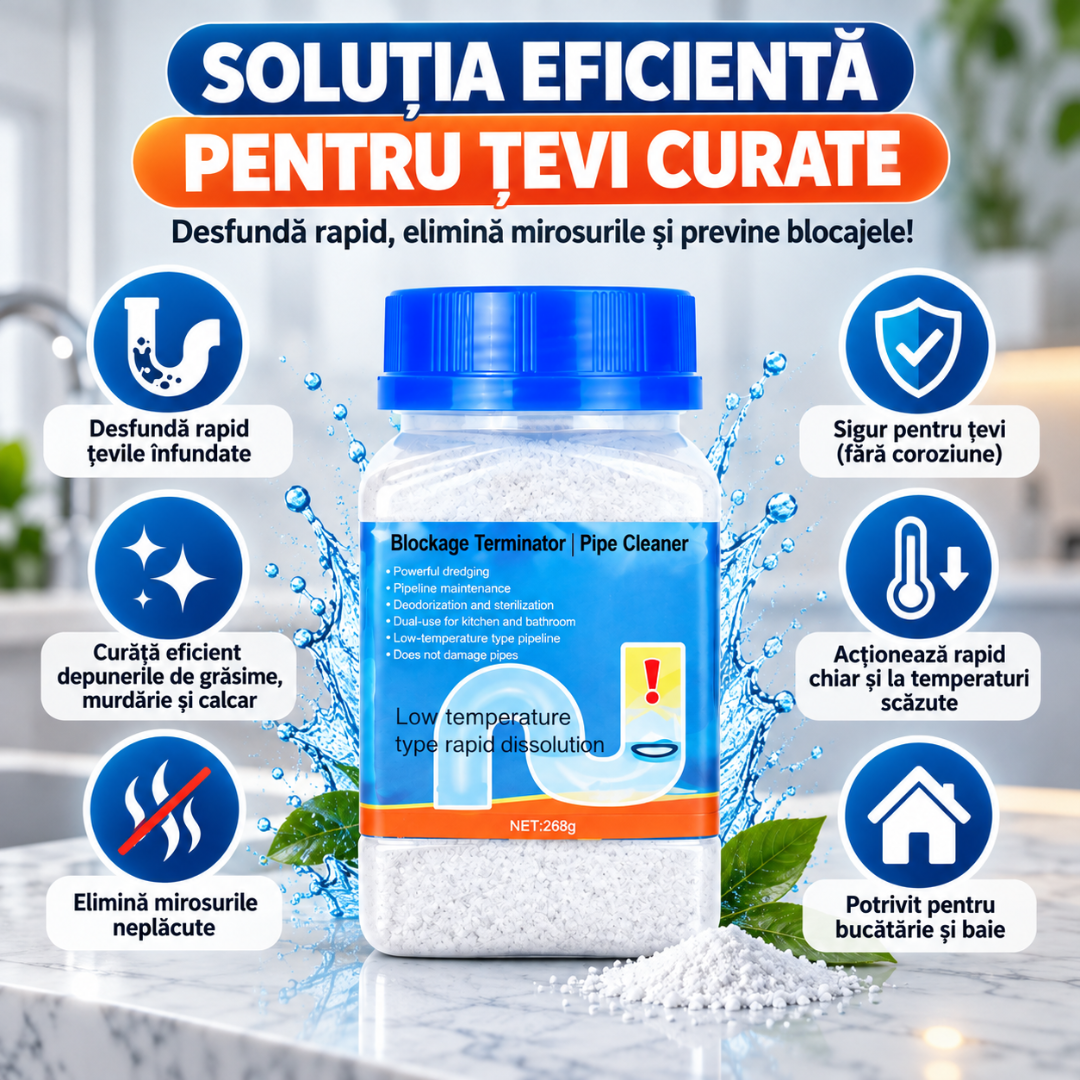Solutie pentru Desfundarea Tevilor