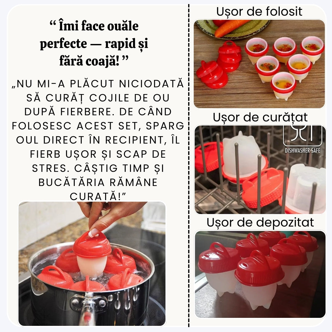 BoilCup – Ouă fără coajă, gata în 2 minute