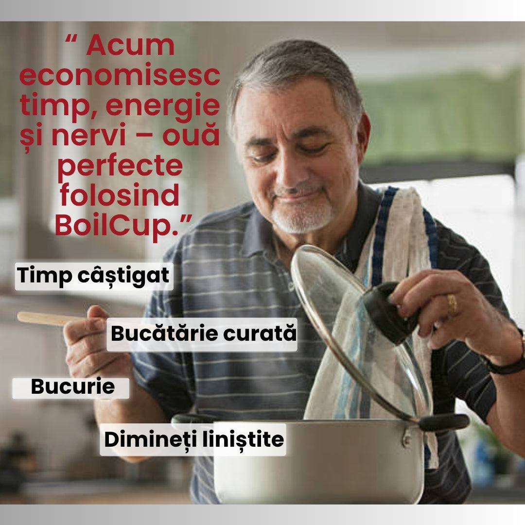 BoilCup – Ouă fără coajă, gata în 2 minute